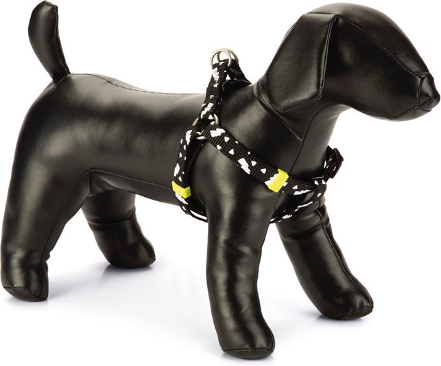 Beeztees hondentuig Thunder zwart 35-60 x 1,5 cm