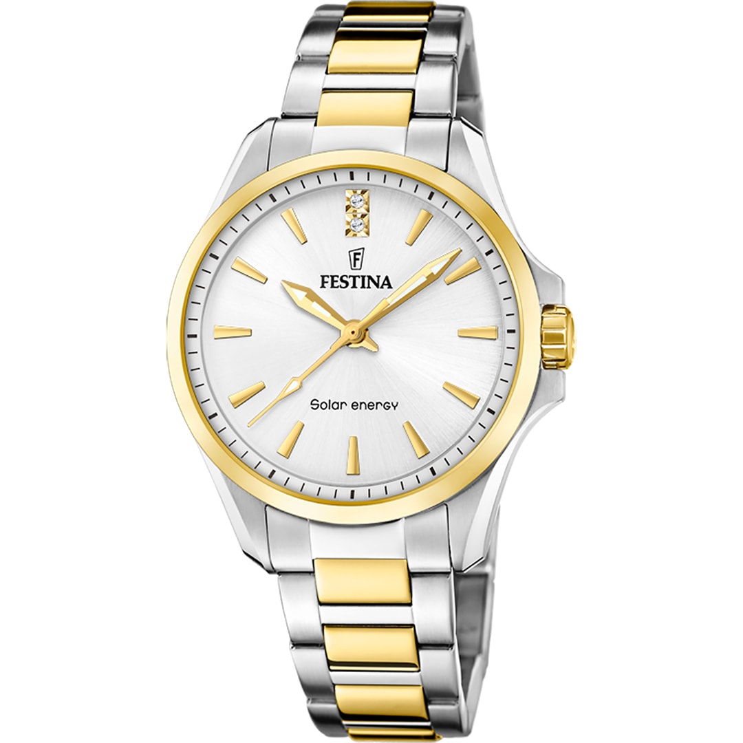 Festina Solar Energy Bicolor / Weiss 34mm