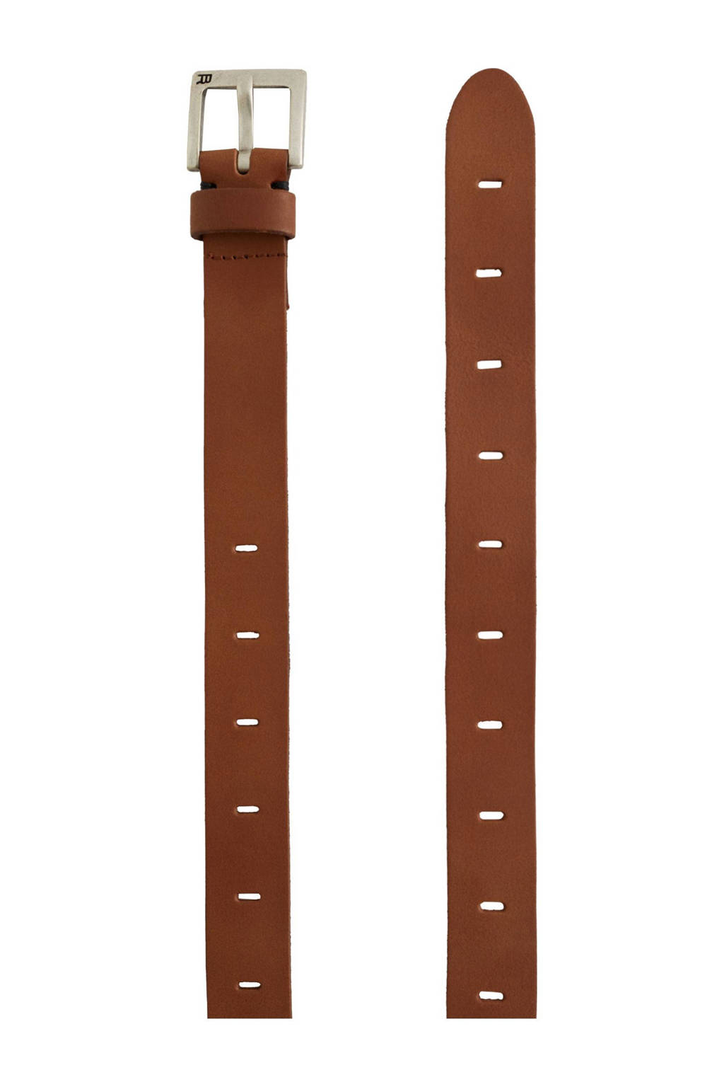 WE Fashion leren riem bruin