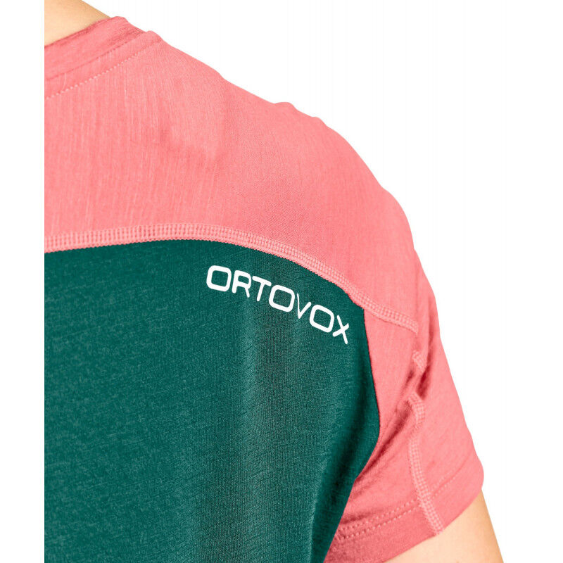 120 Tec Fast Mountain TS - T-shirt en laine mérinos femme