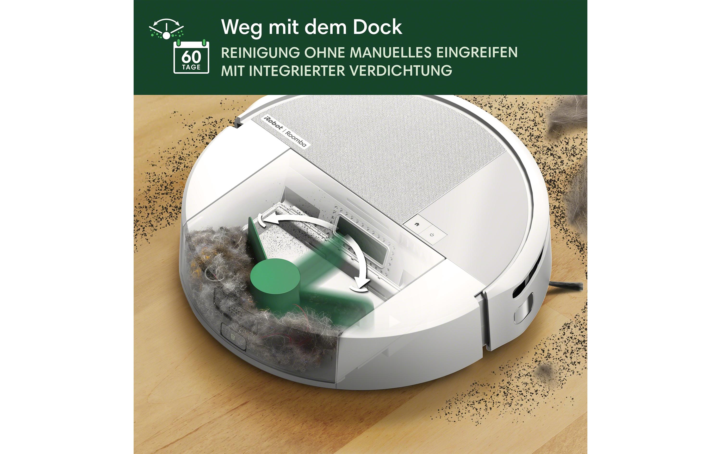 Saug- und Wischroboter Roomba 205 DustCompactor Combo<br>Der erste Saugwischroboter mit Verdichtungsbehälter