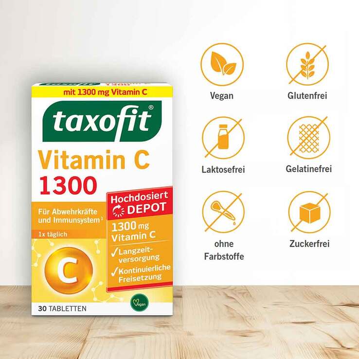 Taxofit Vitamin C 1300 Tabletten, 30 St