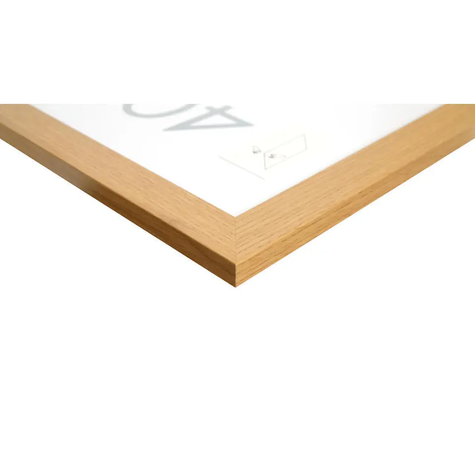 ACAZA Fotokader - Fotolijst in MDF van 40x60 cm - Warm Oak - Plexiglas