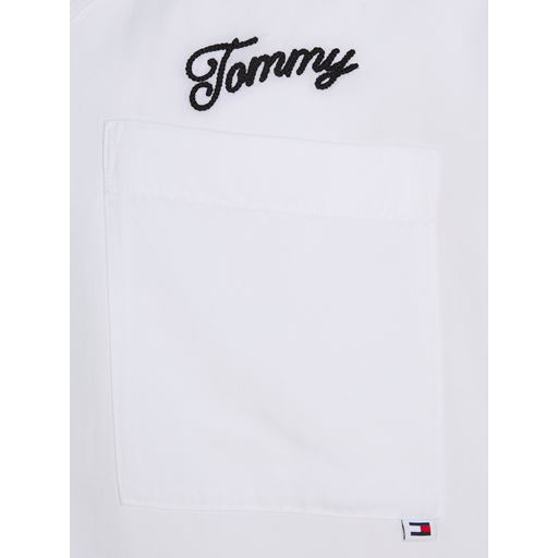 Tommy Jeans Graphic Resort Skjorte, White, L