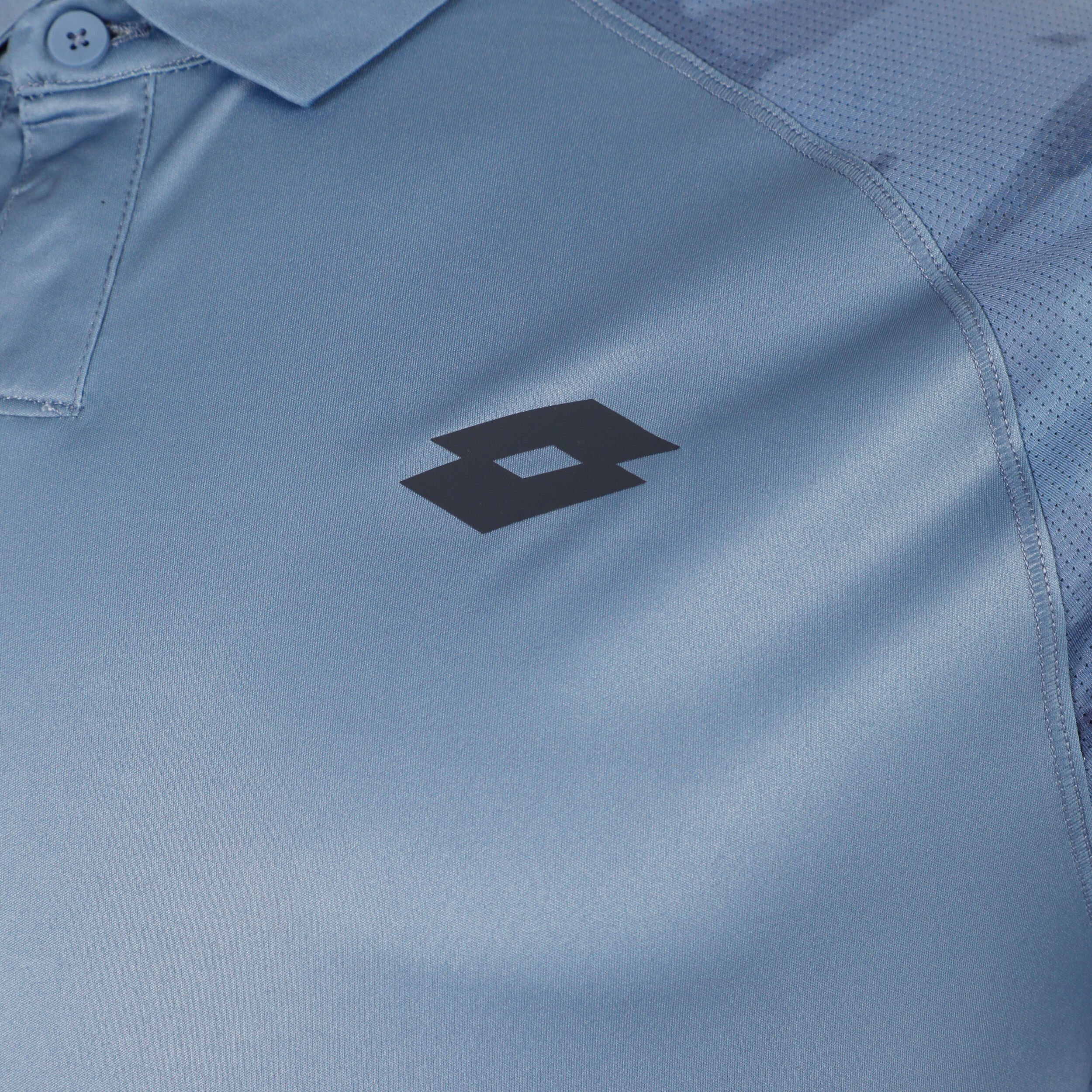 Lotto Tech II Polo Hommes - Bleu Gris