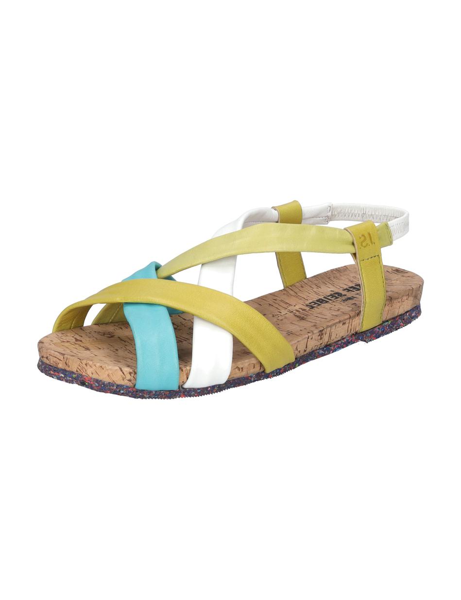 Sandale Henriette 01, gelb-multi