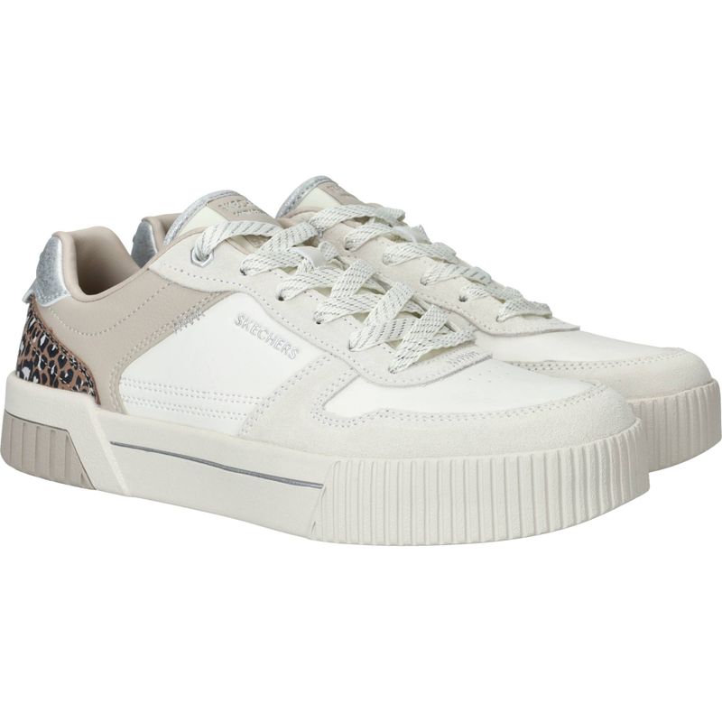 Skechers Jade Lustrous Luxury Sneakers Wit Dames