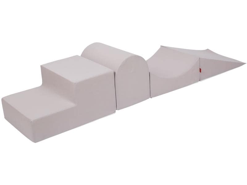 Knorrtoys Spielblöcke Soft Grau 4-teilig Schaumstoff-Bausteine zum Spielen oder Sitzen