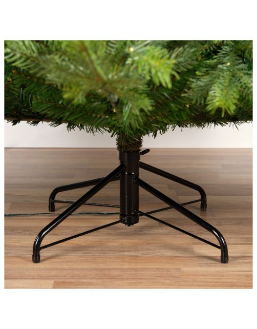 Everlands Kunstkerstboom Grandis Fir - Kerstboom - Groen Warm Wit 700 led