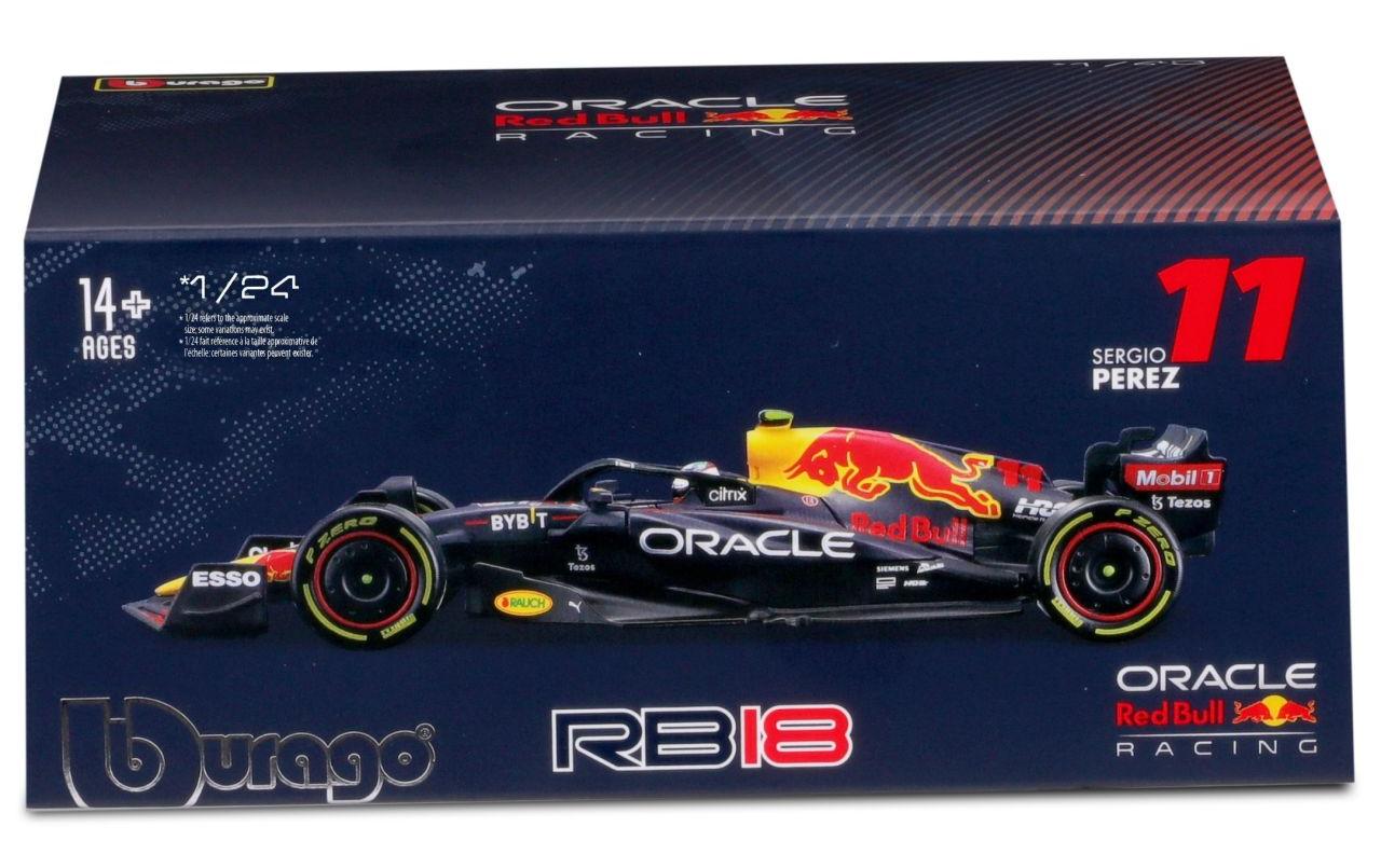 Red Bull F1 RB18 Perez 2022 1:24Sammlermodell im Massstab 1:24