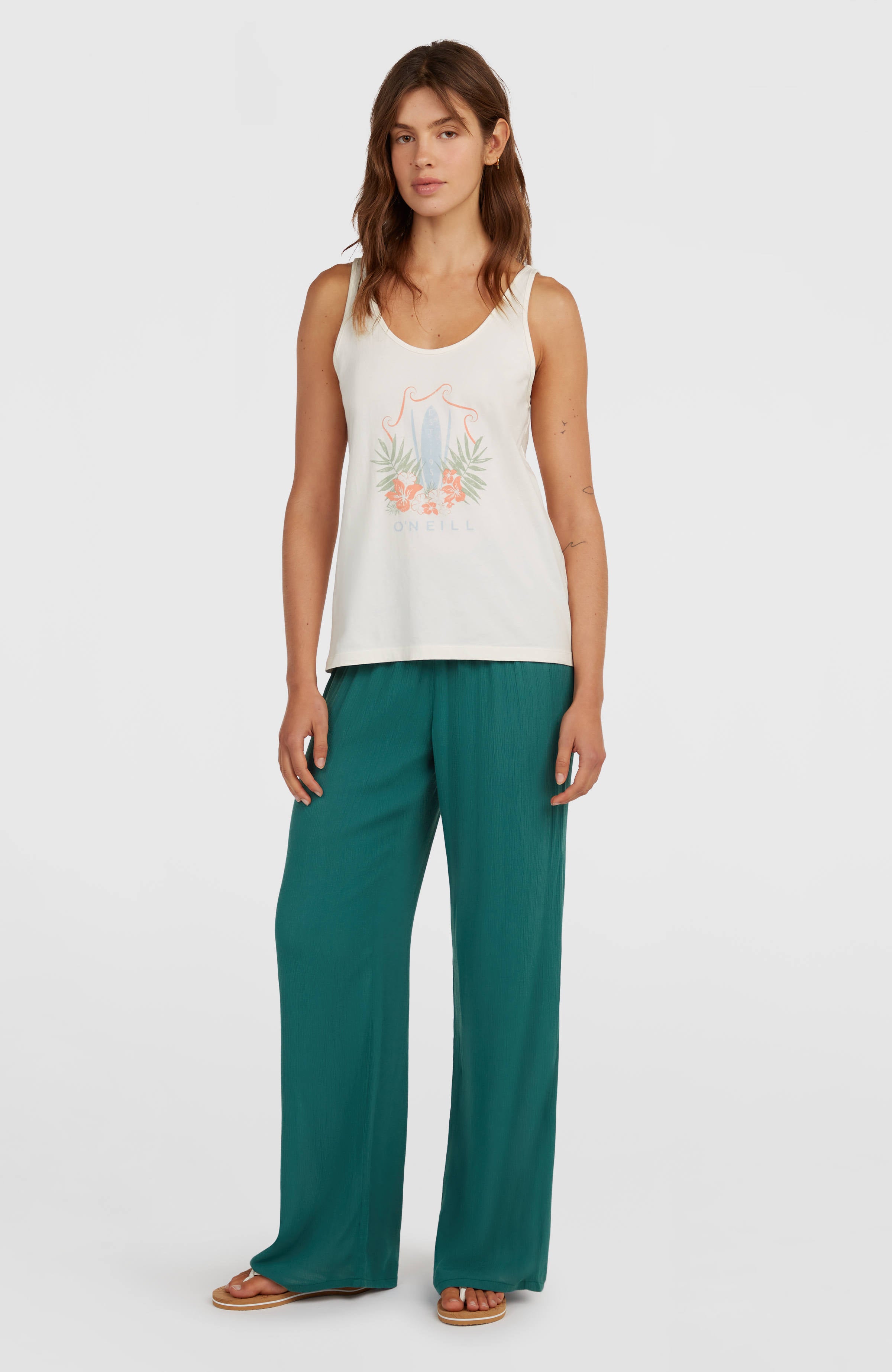 Johnny broek met gesmokte taille