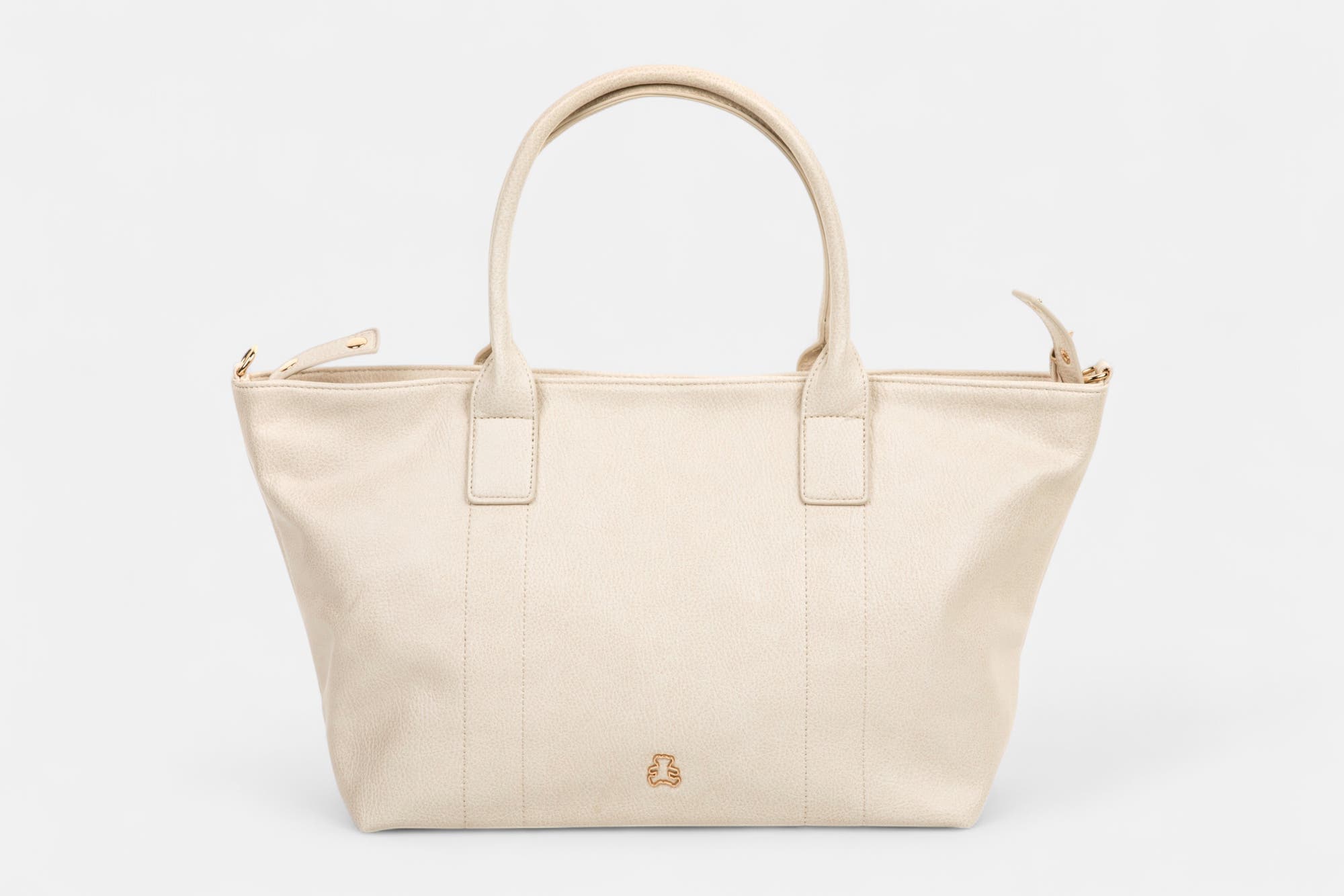 Sac de shopping beige