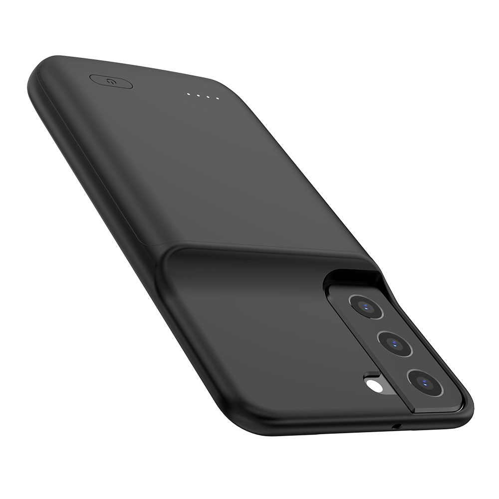 Samsung Galaxy S22 5G Backpack Akku Case Schutzhülle (4700mAh) - Schwarz