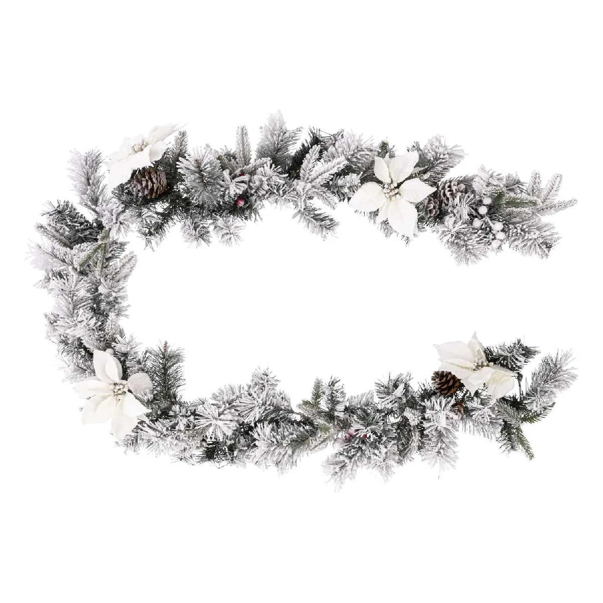 Atmosphera, Createur D'Interieur Guirlande Eclat Hivernal - Blanc - 2 m