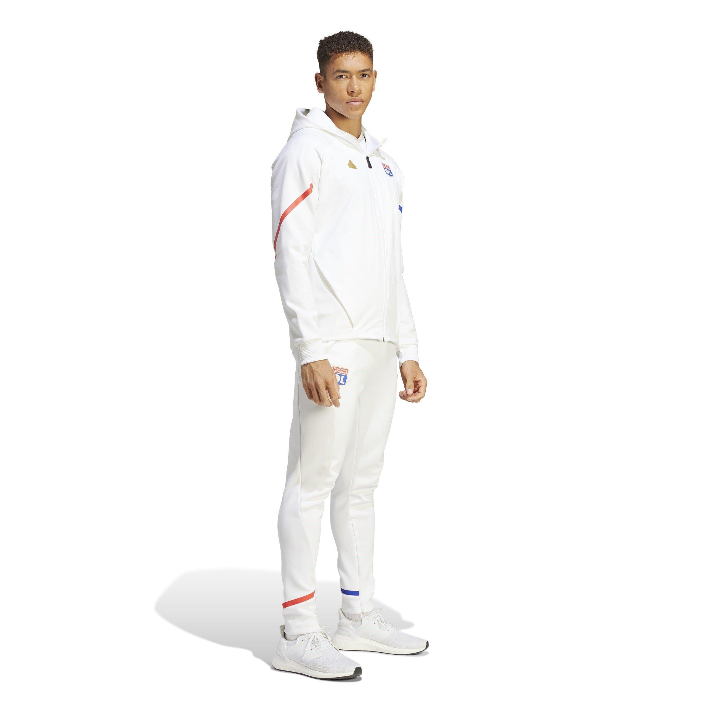 adidas Olympique Lyonnais Designed for Gameday Full Zip Hoodie Adults