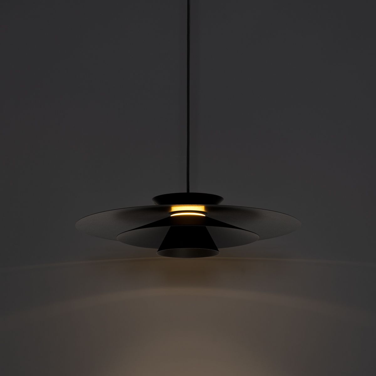 Design hanglamp zwart incl. LED 3-staps dimbaar - Pauline