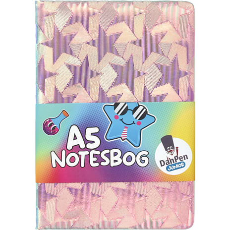 Danpen Junior notesbog A5 stjerne