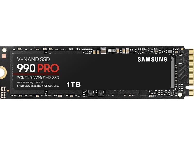 Samsung SSD 990 PRO M.2 2280 NVMe 1000 GB M. 2-Solid State Drive für Gamer mit 1000 GB