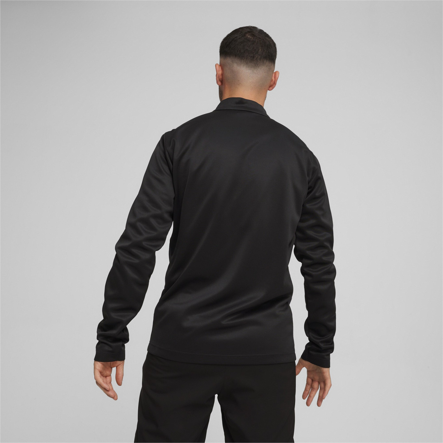 PUMA teamGOAL Trainingspak 1/4-Zip Zwart Wit