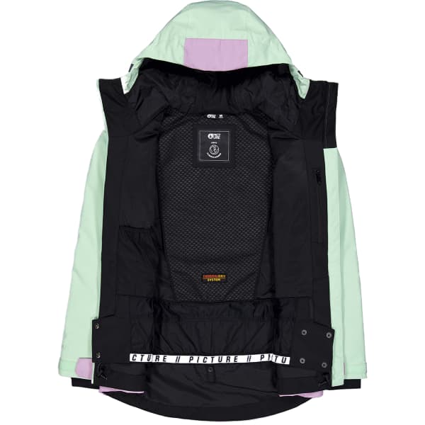 Veste de ski PICTURE SEEN JKT W SILT GREEN ACIDLIME ORC
