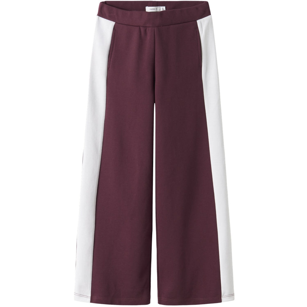 Køb Name It Burgundy Nkfrivea Wide Bukser