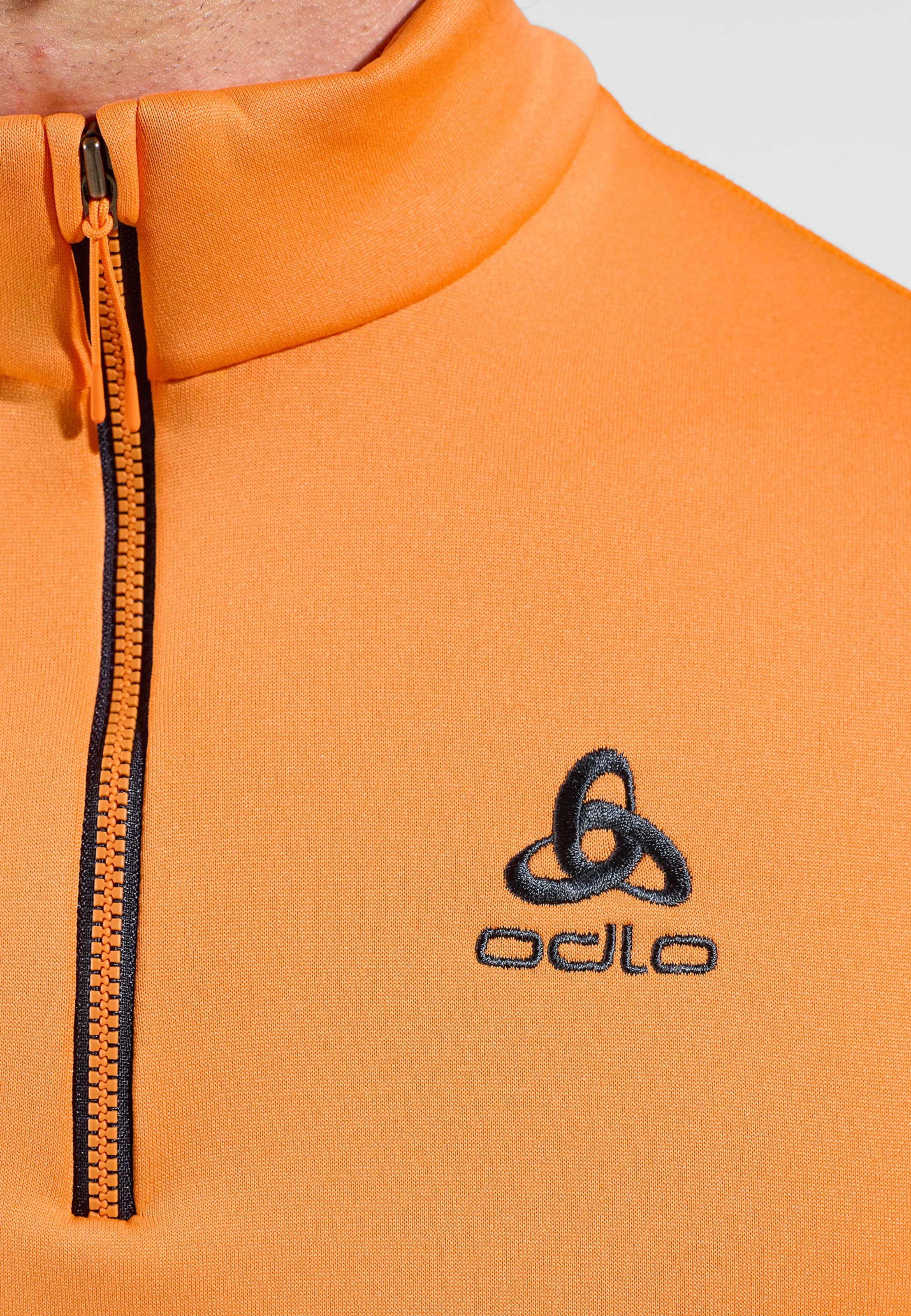 Berra Mid Layer mit Halbreissverschluss in oriole