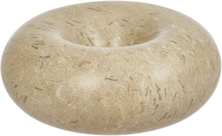 OYOY Living Design Savi Marble Candleholder - Small Beige