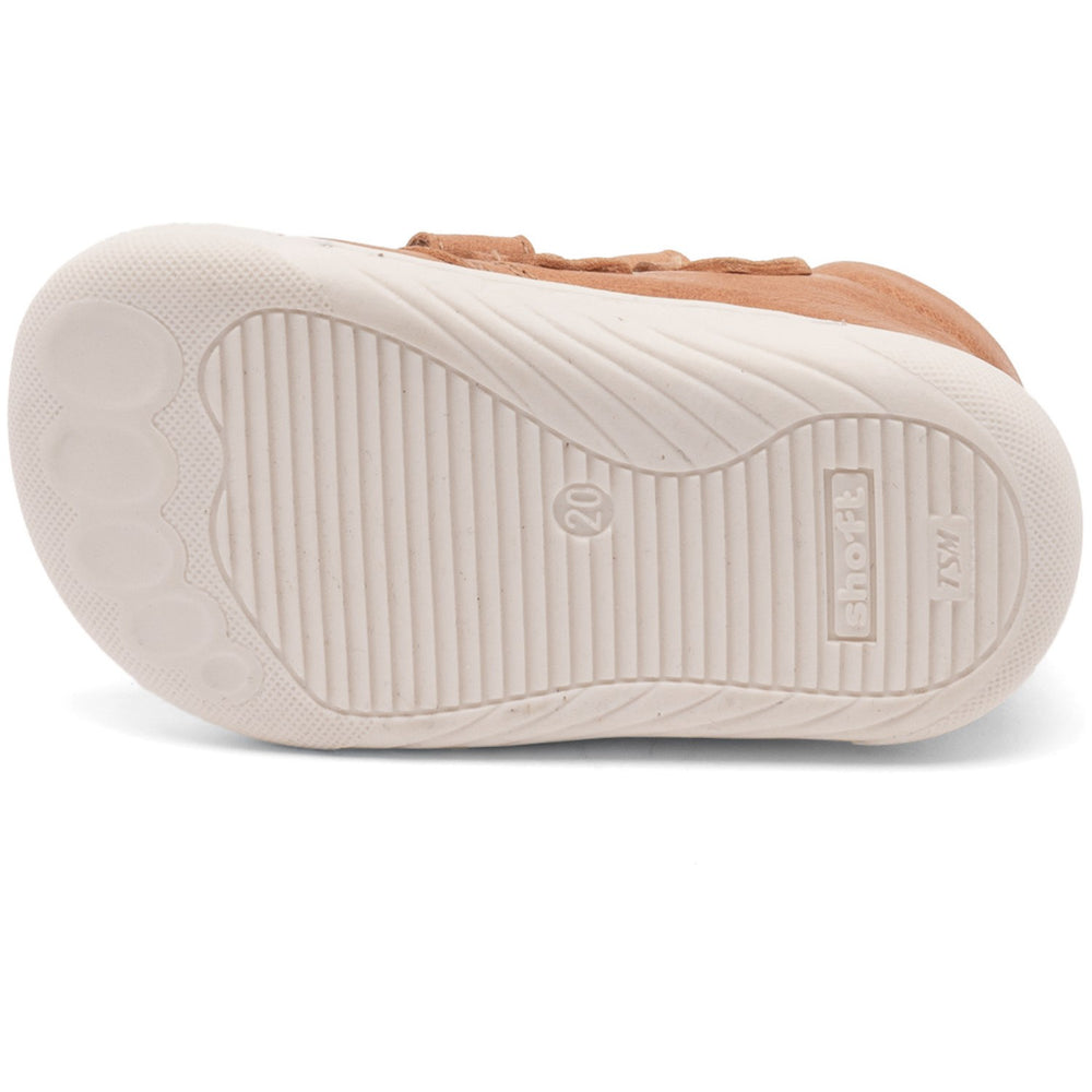Køb Bisgaard Caramel Barefoot Theodora V First Step Sko