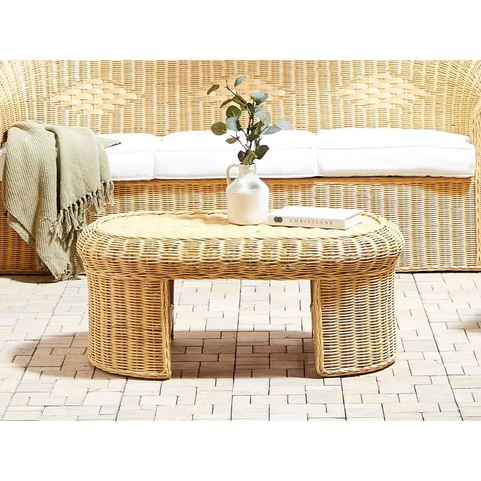 LIVADEIA - Tuintafel - Natuurlijk - Rotan