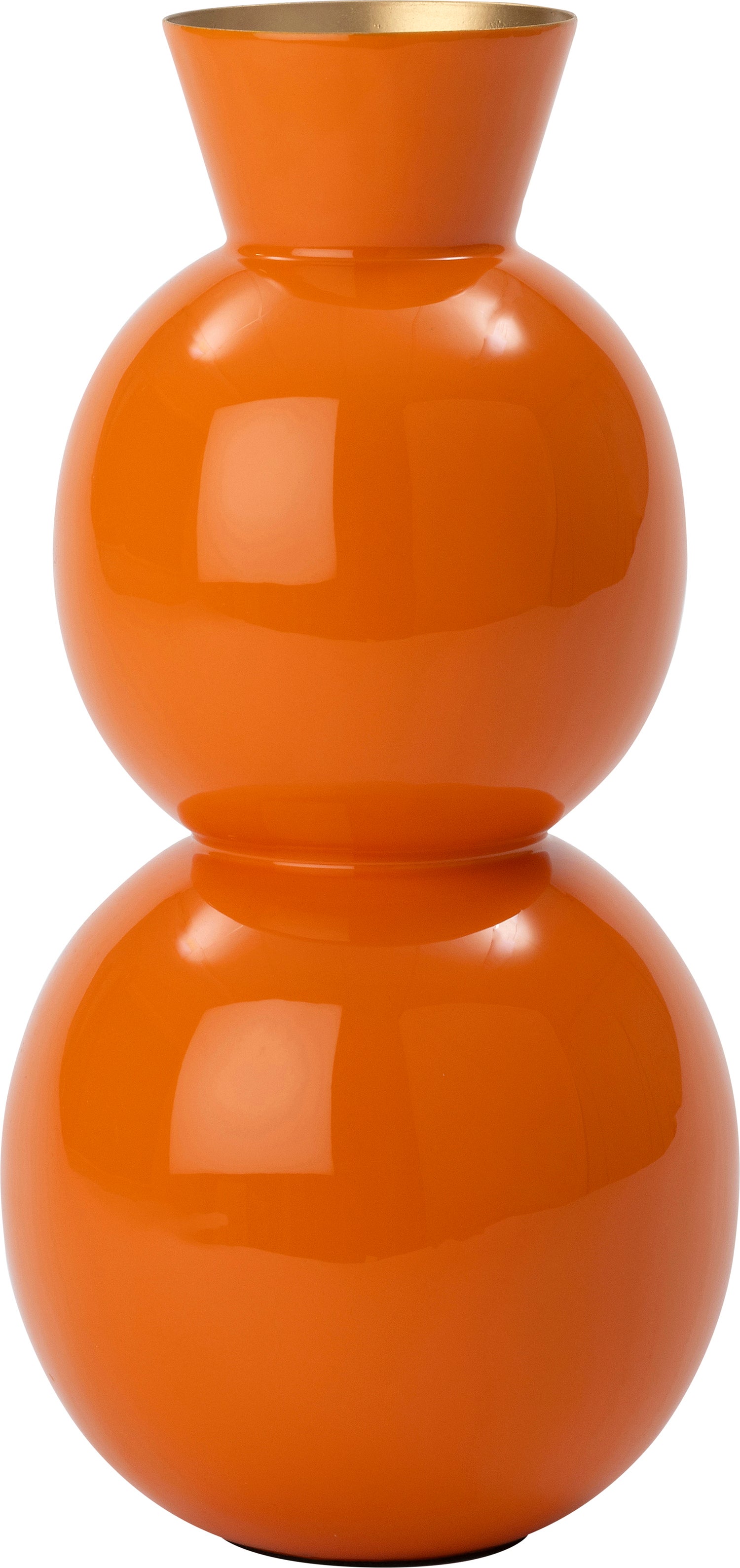 Intratuin vaas Lieve oranje D 13 H 26,5 cm