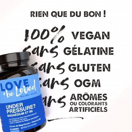 Love and be Loved Gummies Magnésium + Vitamine B6 9 semaines