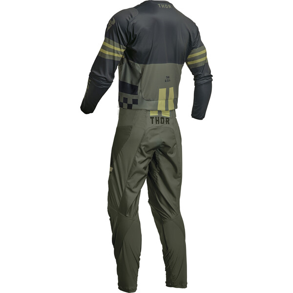 Thor Motocross - Pantalon Pulse Combat Kaki / Noir