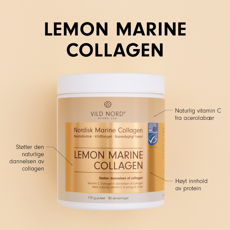 Vild Nord Lemon Marine Collagen 170g