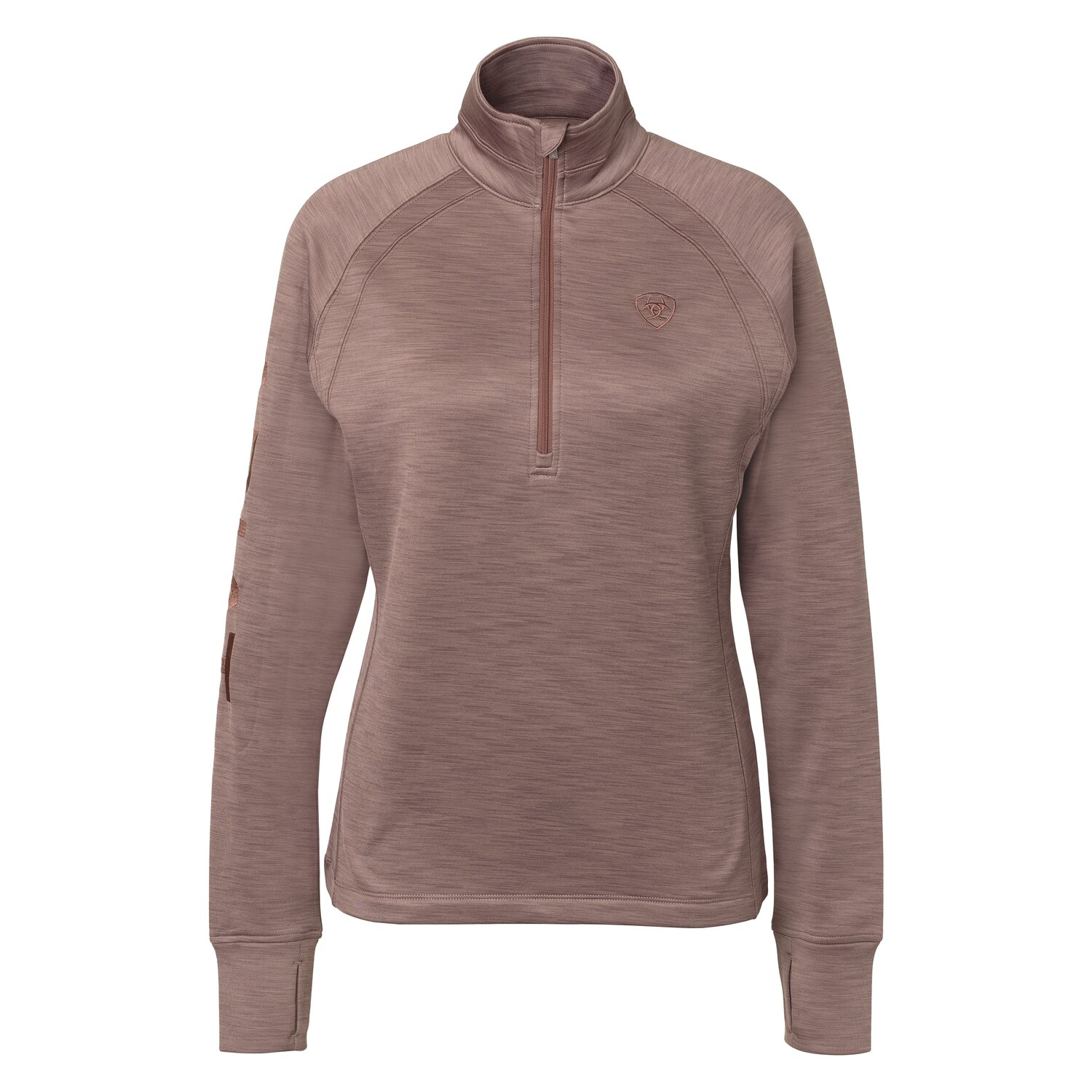 ARIAT Sweatshirt Tek Team 1/2 Zip - mauve