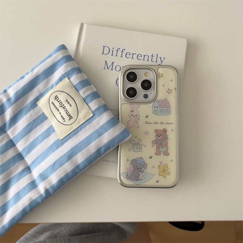 Elliure - Bear telefoonhoesje - iPhone 16 Pro Max / 16 Pro / 16 Plus / 16 / 15 Pro Max / 15 Pro / 15 Plus / 15 / 14 Pro Max / 14 Pro / 14 Plus / 14 / 13 Pro Max / 13 Pro / 13 / 13 Mini