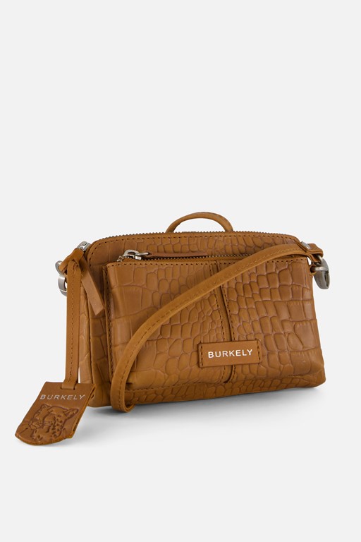 Burkely Cool Colbie Minibag cognac Leer