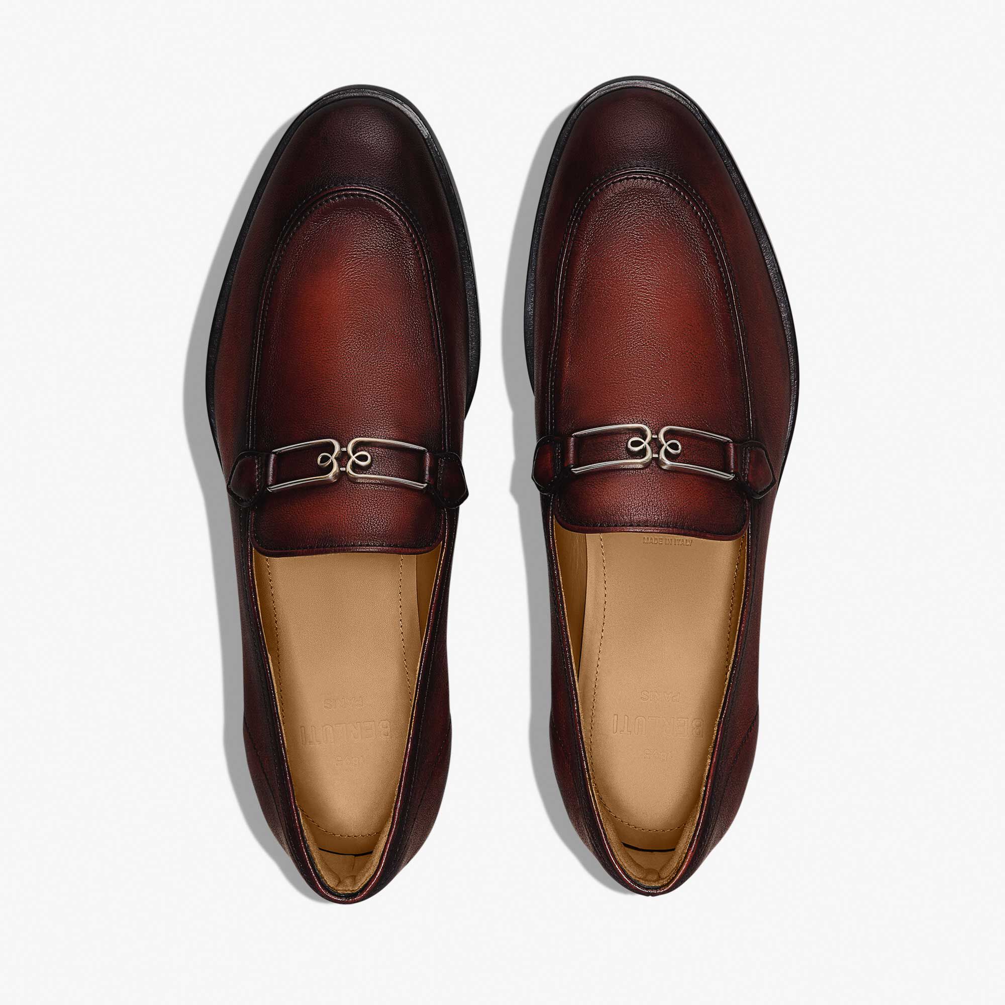 Mocassin B Volute En Cuir