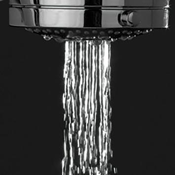 Tiger douchekop Splash Eco Valencia handdouche waterbesparend 3 standen ø 8 cm chroom