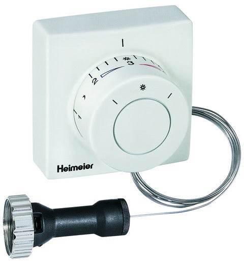 HEIMEIER Thermostaatkop F met afstandsregelaar en 2 m capillaire buis, aansluiting M30 x 1,5, 2802-00.500
