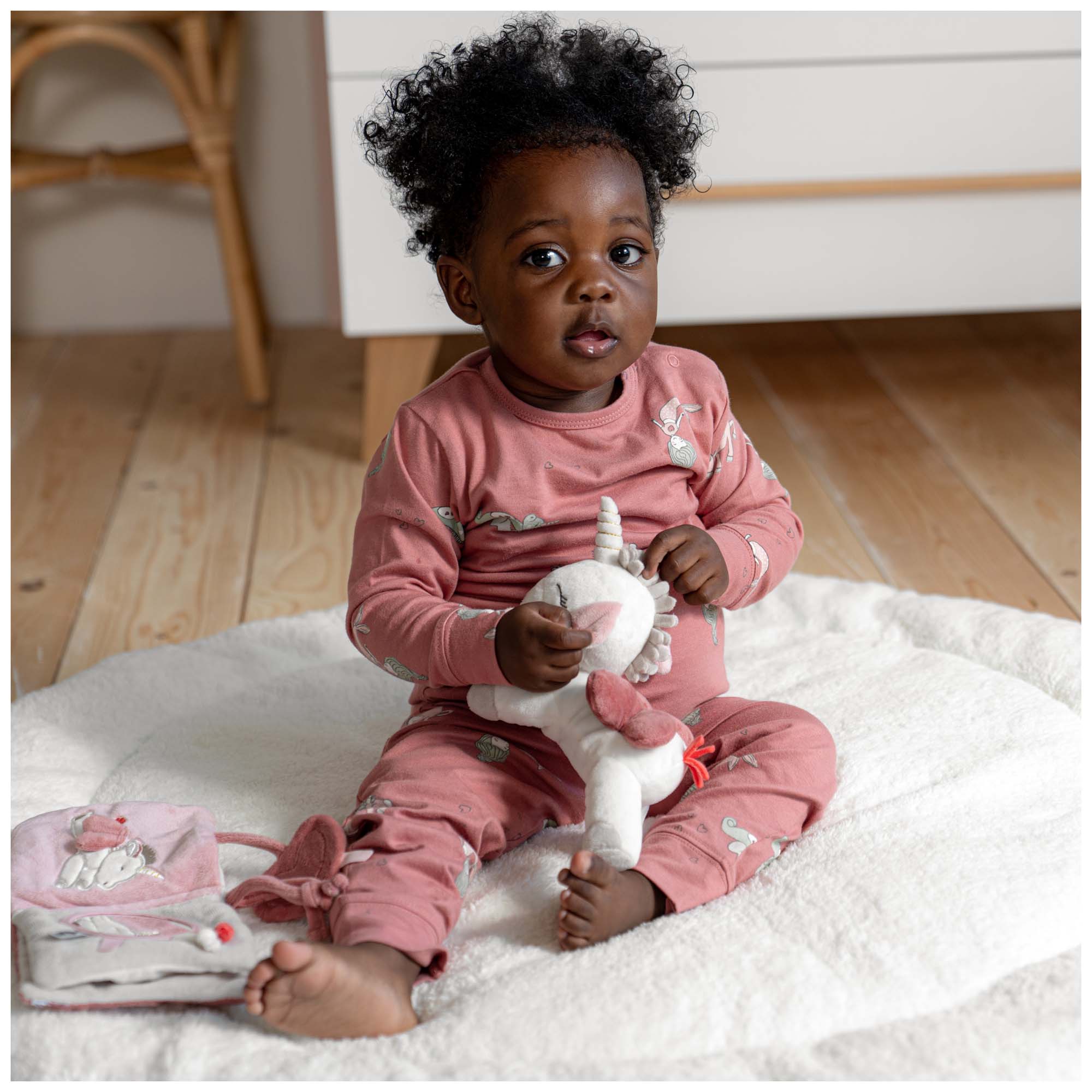 Prénatal peuter pyjama fairytale roze