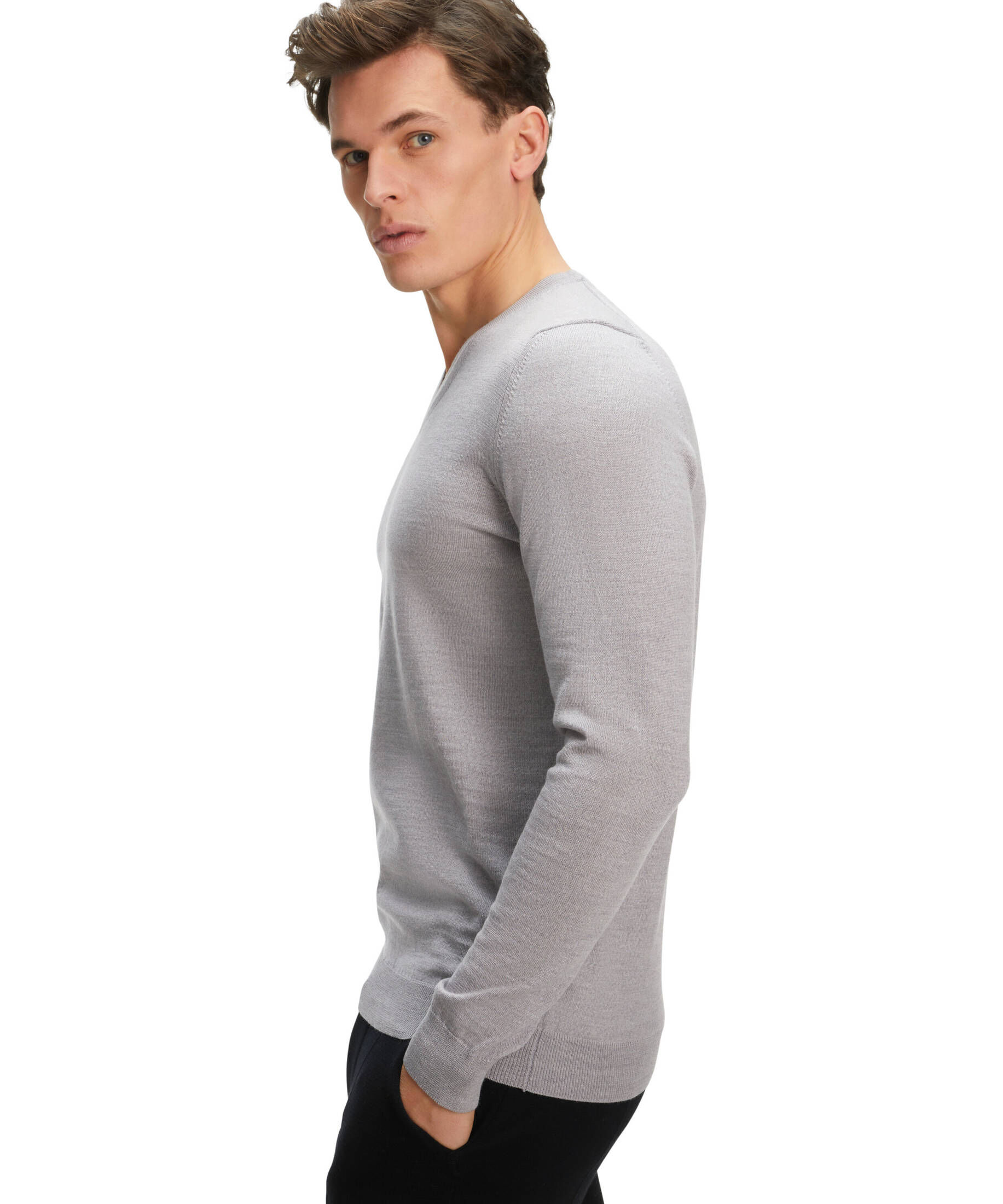 FALKE| Herren Strickpullover aus Wolle