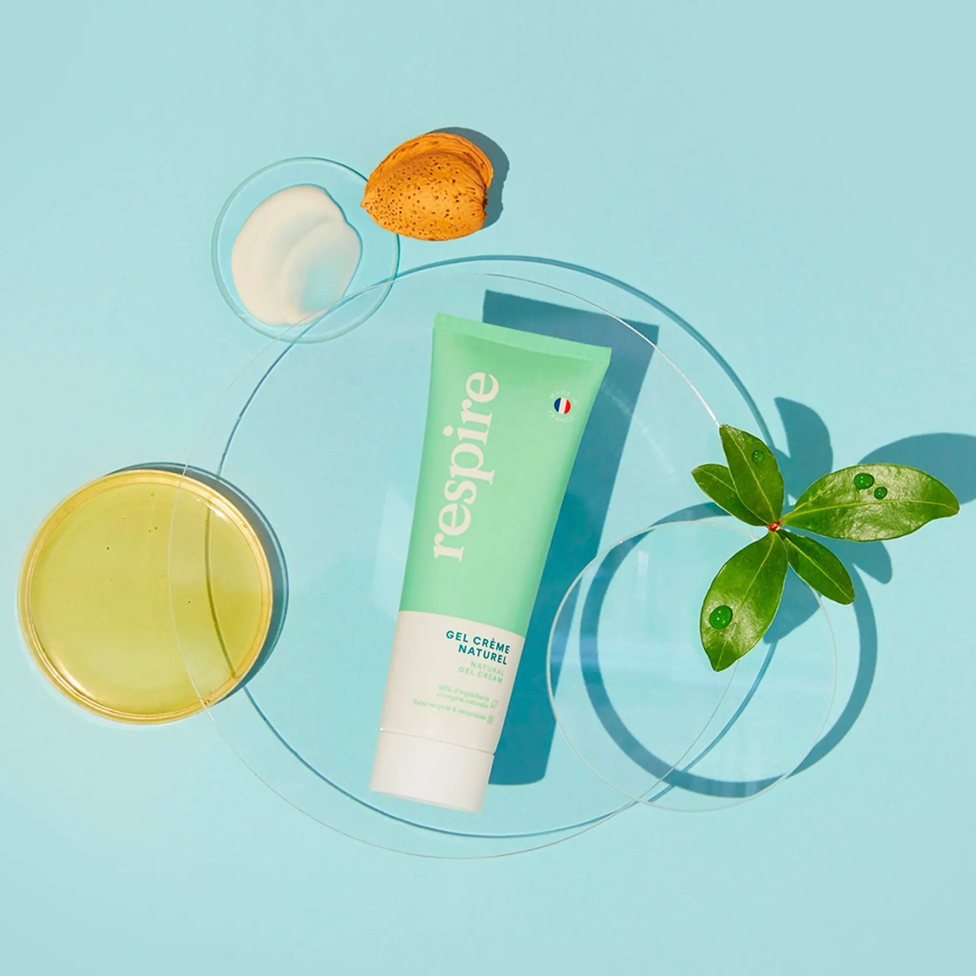 Respire - Gel-Crème Hydratant visage- Soin de jour