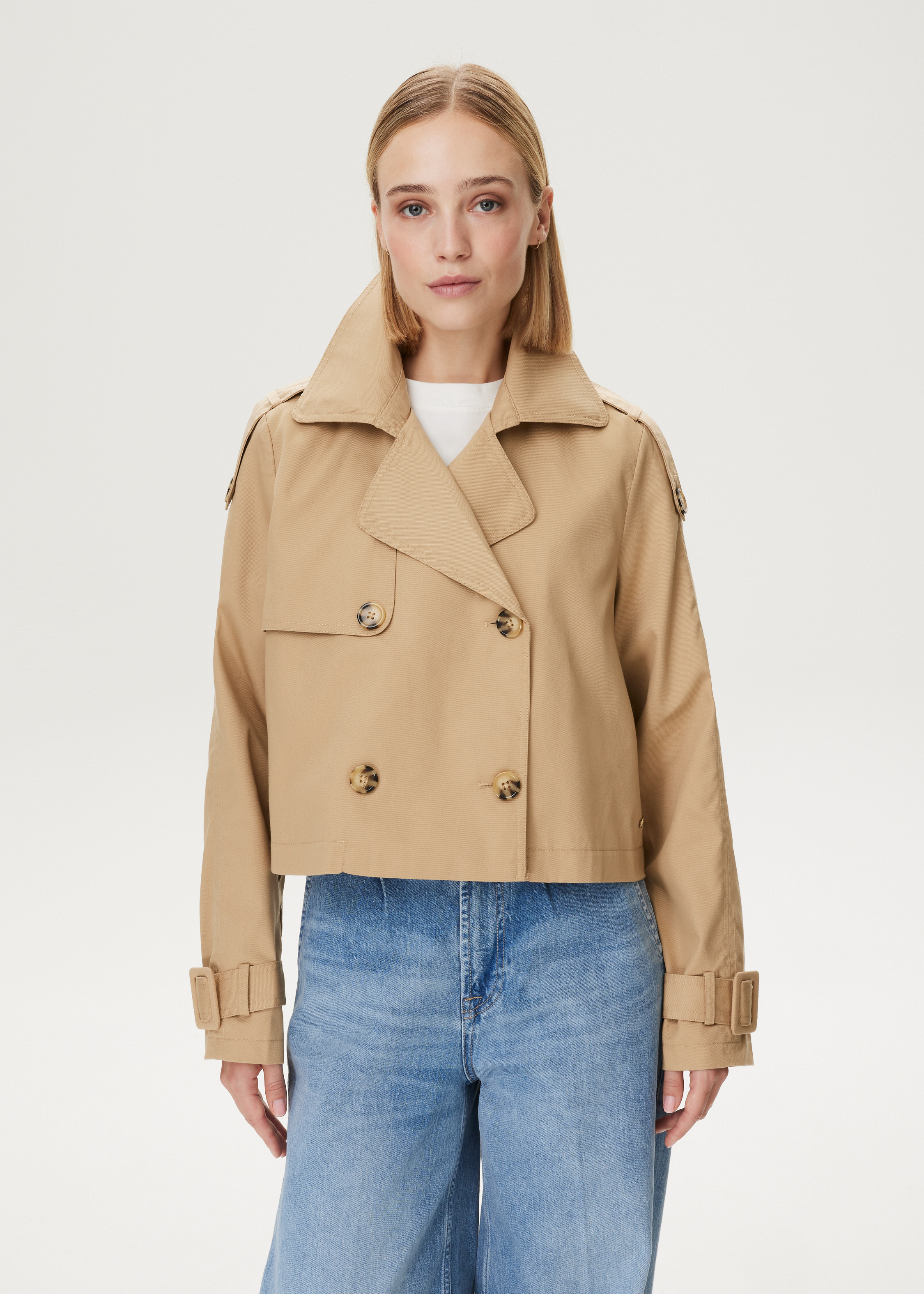 Korte trenchcoat