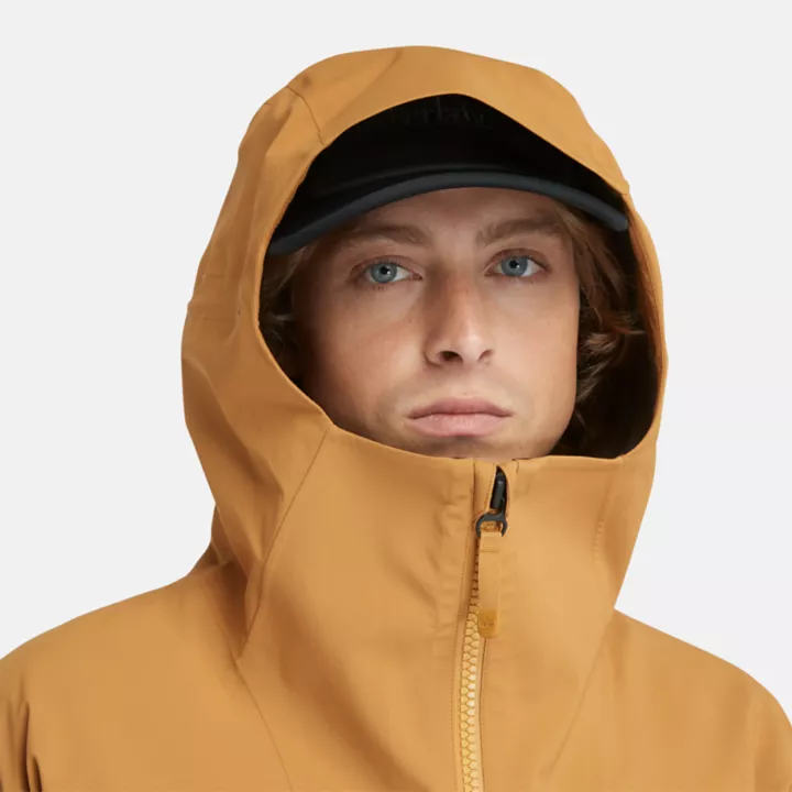 Veste imperméable Caps Ridge Motion pour homme en jaune