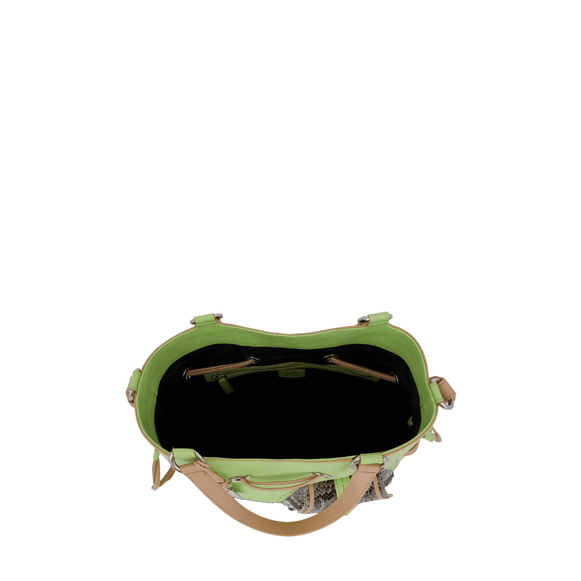 Sac seau S Premier Flirt de Lancel-Multico vert pomme