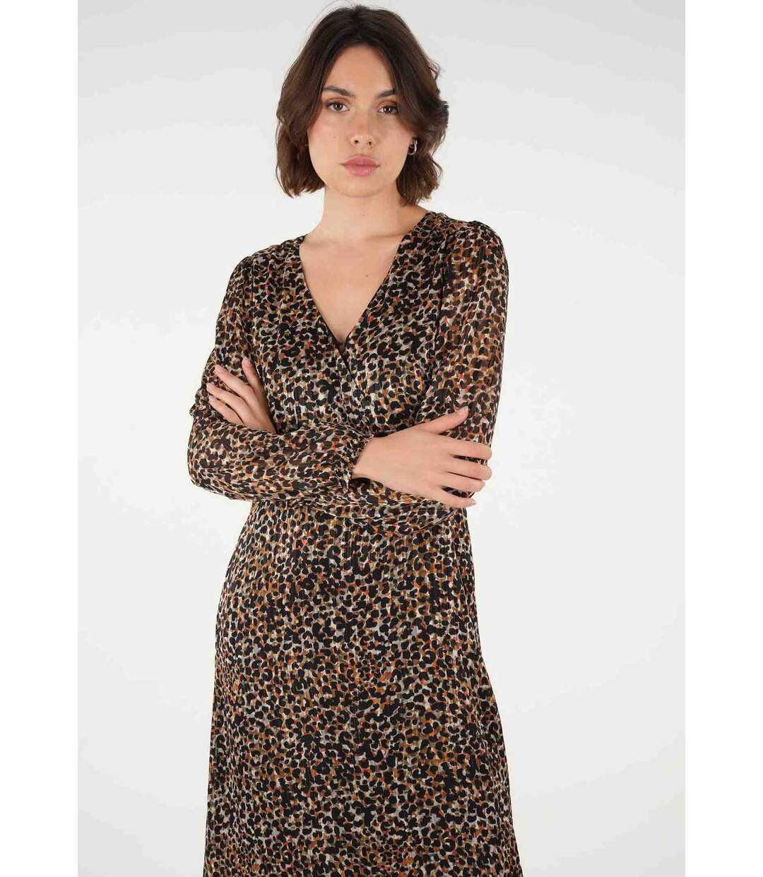 Robe imprimée animalier DRIKA