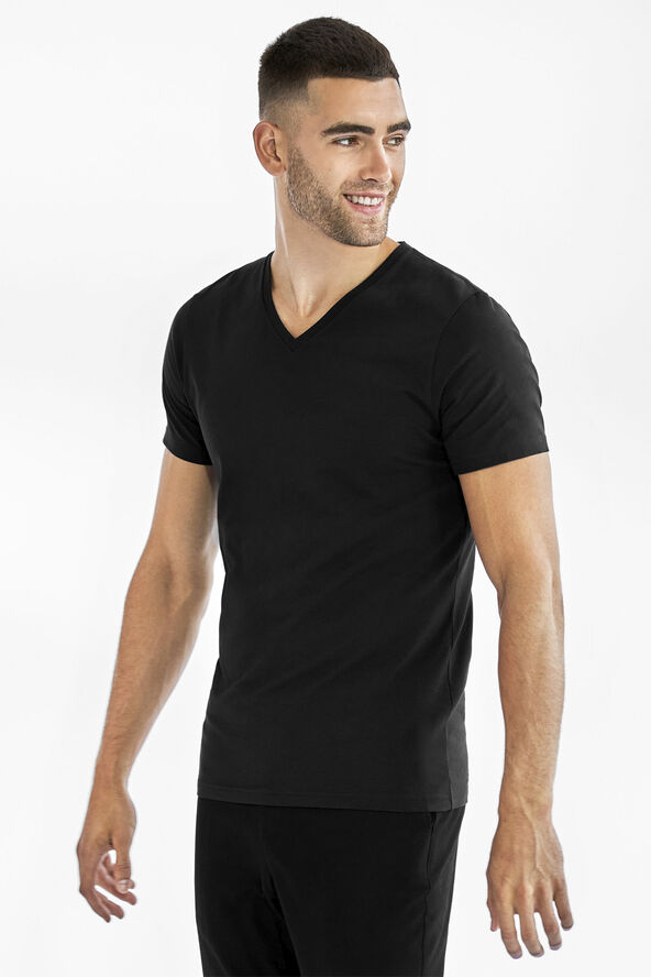 Bread & Boxers 2-pack V-Neck Black
