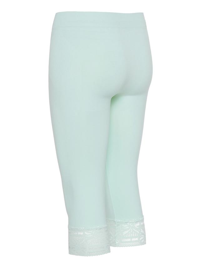 Capri-Leggings mit Schleifenspitze