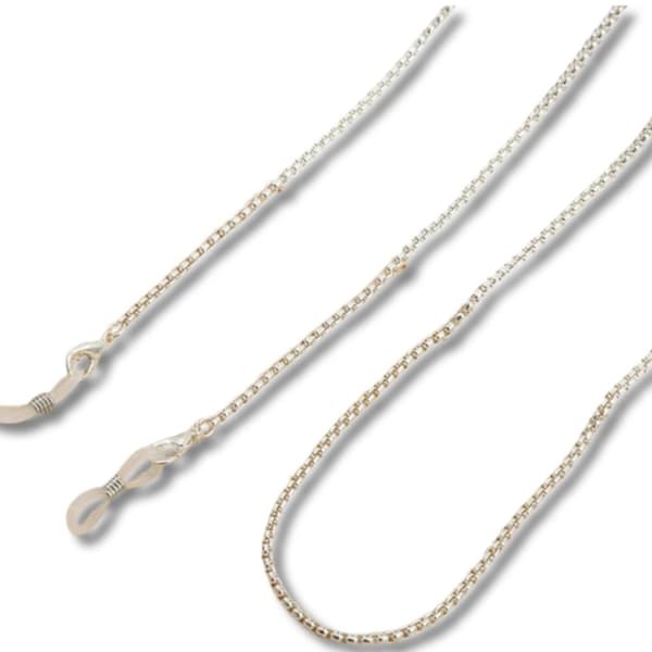 Chain for sunglasses Retro Vintage silver glasses