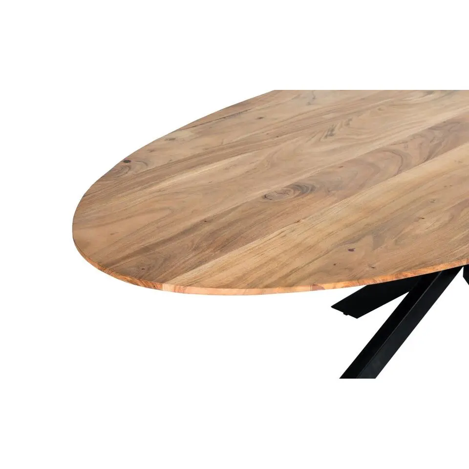 Livingfurn - Eetkamertafel Oslo - AcasiaHout - 180cm - Bruin